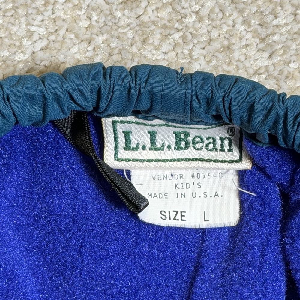 Vintage LL Bean Snow Pants Youth Kids Size Large Ski Waterproof‎ Insulated - Picture 2 of 10